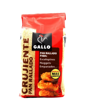 PAN RALLADO CRUJIENTE GALLO B/500 GR