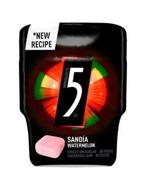 CHICLES FIVE CUBO SANDIA 69G