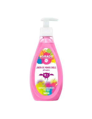 JABON MANOS LIQUIDO AGRADO KIDS CHICLE DF/500 ML