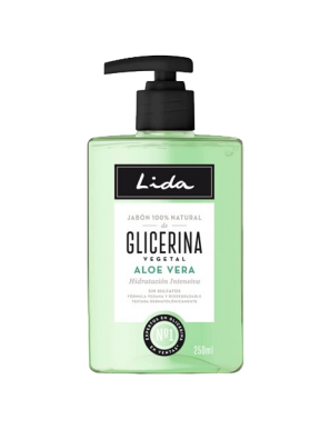 JABON MANOS LIQUIDO LIDA GLICERINA ALOE VERA 250ML