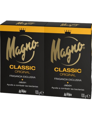 JABON PASTILLA MAGNO 100 GR PACK-2 UD