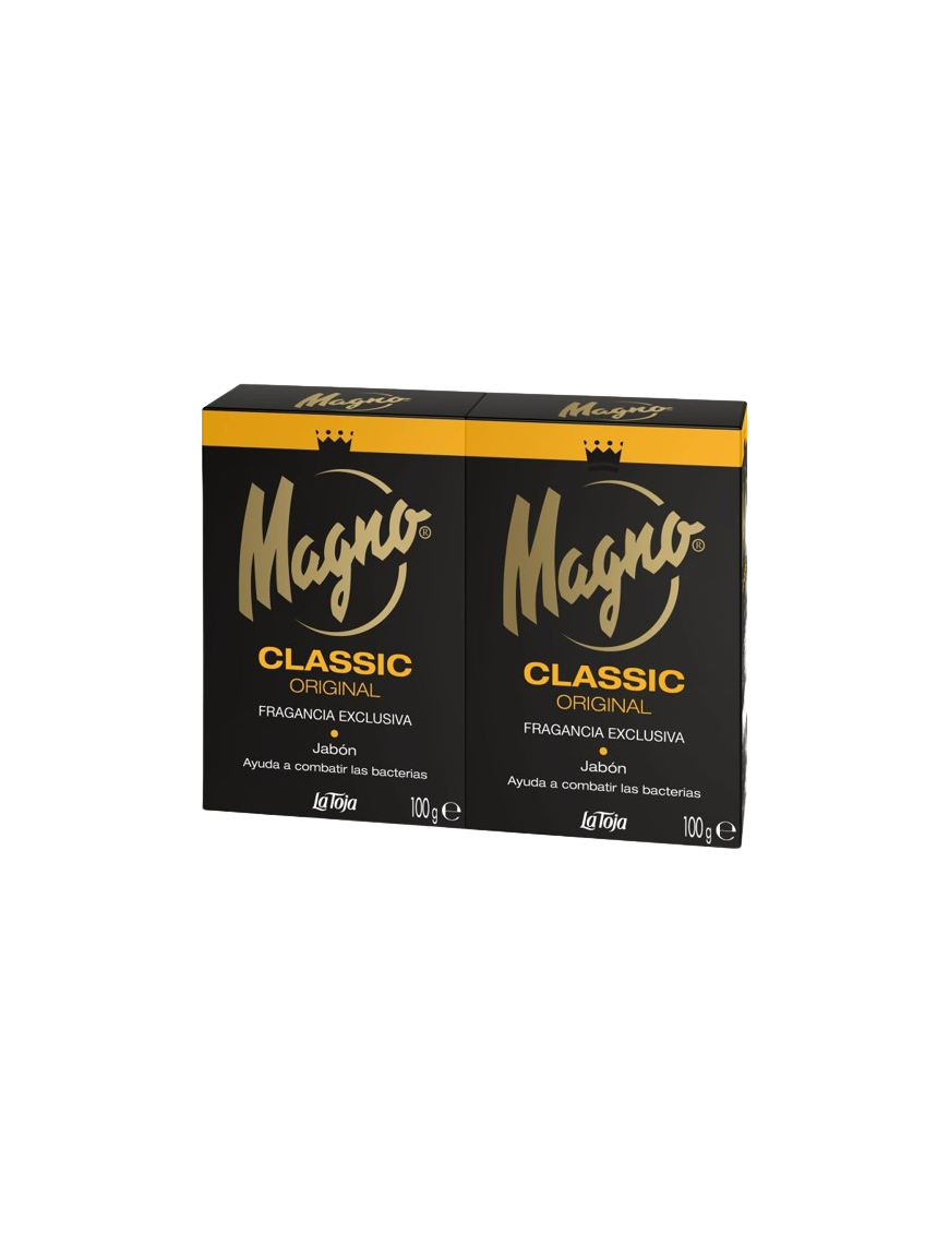 JABON PASTILLA MAGNO 100 GR PACK-2 UD