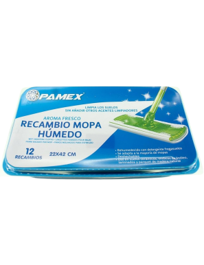 MOPA BAYETA 22X42 PAMEX HUMEDA RECAMBIO P/12 UD