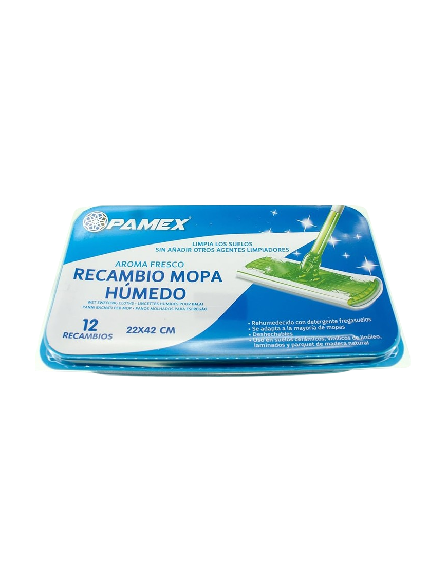 MOPA BAYETA 22X42 PAMEX HUMEDA RECAMBIO P/12 UD