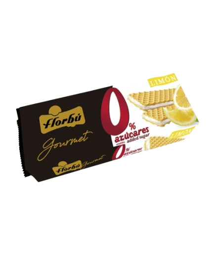 DULCES LAGUIMAR FLORBU BARQUILLO LIMON 0% 150 GR