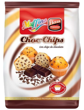 DULCES LAGUIMAR HERAS MAGDALENAS CHOC CHIP