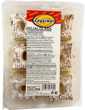 DULCES LAGUIMAR HOJALGLASS B/180 GR