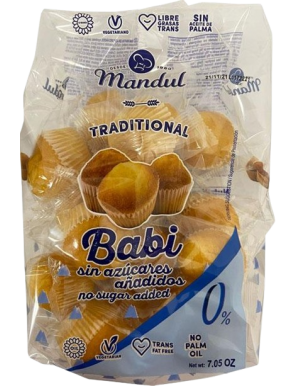 DULCES LAGUIMAR MANDUL BABI SIN AZUCAR B/200 GR