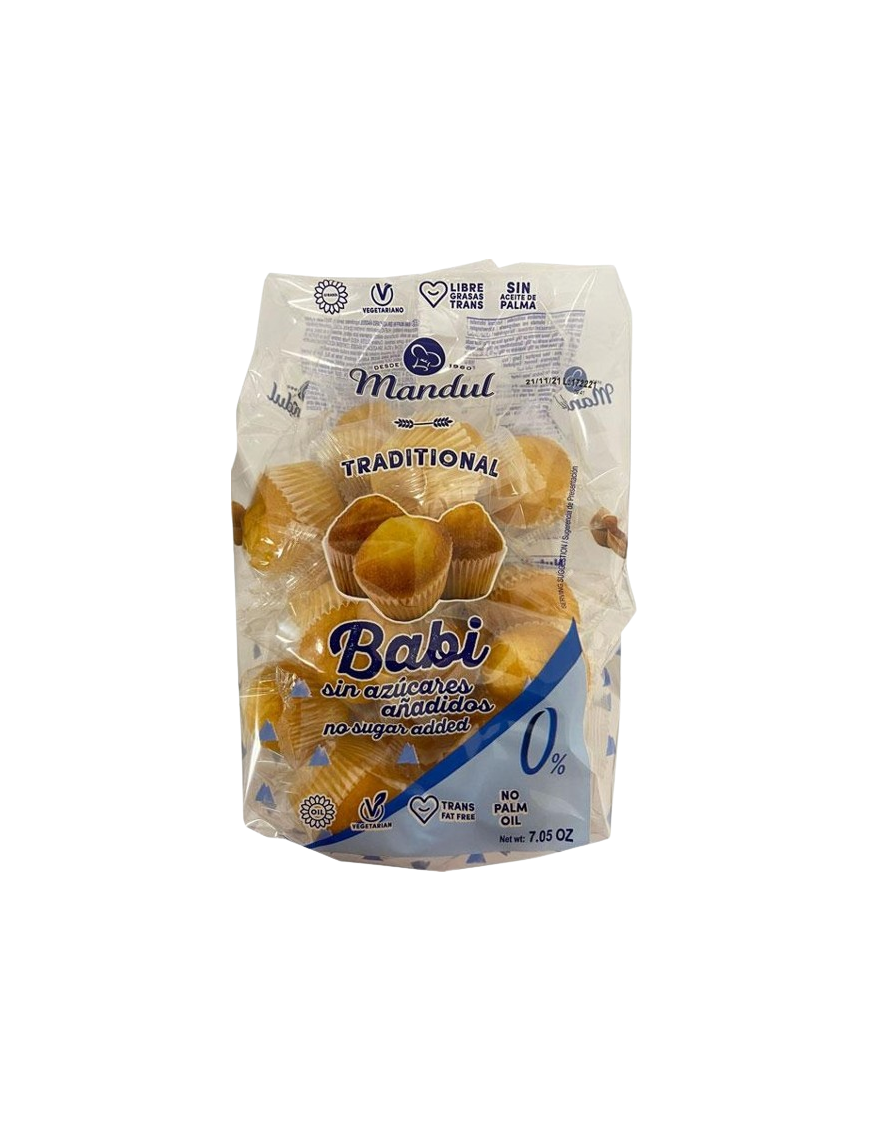 DULCES LAGUIMAR MANDUL BABI SIN AZUCAR B/200 GR