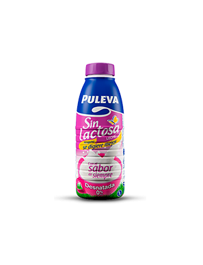 LECHE PULEVA SIN LACTOSA DESNATA B/1 L