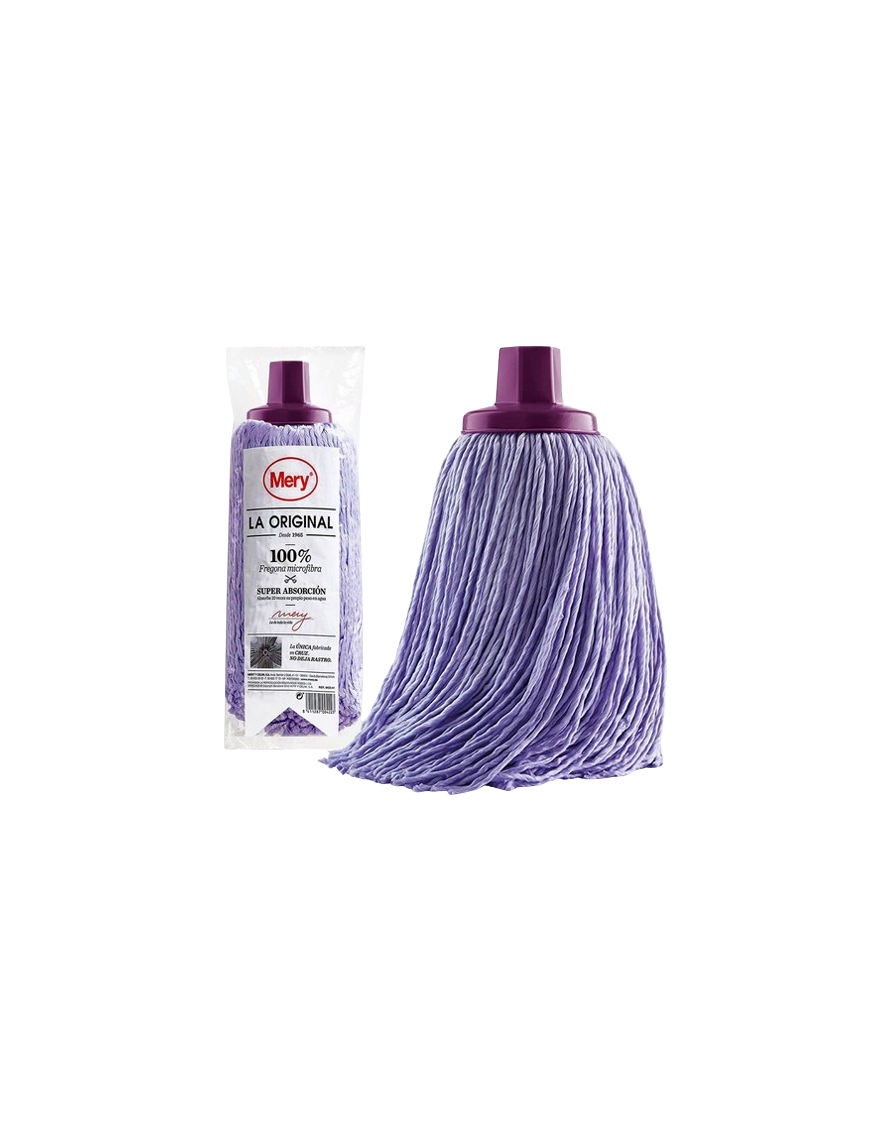 FREGONA MICROFIBRAS HILO MORADA MERY UD