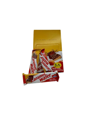 DULCES LAGUIMAR WAFER MILKY/CARAMEL BARRITA 45 GR