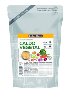 CALDO VEGETAL LIQUIDO/CONCET.G.B.0.50.L 4.L.