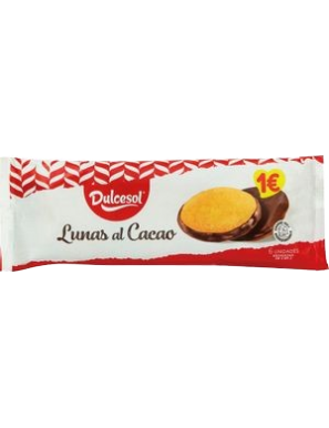 DULCESOL LUNAS CHOCO 3 UD  P/132GR 1€