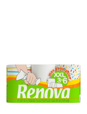 ROLLO COCINA RENOVA XXL 2 CAPAS 3 6 ROLLOS