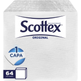 SERVILLETA 30X30 SCOTTEX BLANCA PAQ/64 UD