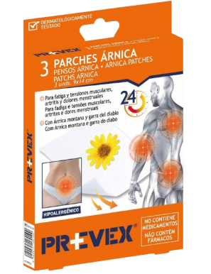 PARCHES PREVEX STOPDOLOR CON ARNICA P/3 UD