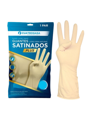 GUANTES SATINADO SIGAL/4 GASAS TALLA PEQUEÑA