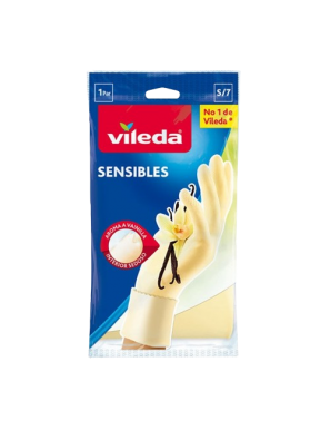 GUANTES VILEDA SENSIBLE T/PEQUEÑA 7 PACK-2 UD