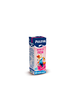 BATIDO FRESA PULEVA BRICK 200 ML PACK-6 UD