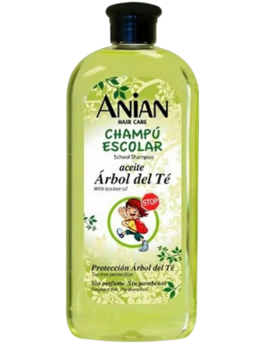 CHAMPU ANIAN ACEITE ARBOL DEL TE  B/400 ML