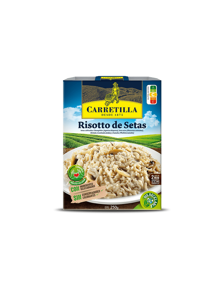 RISOTTO DE SETAS CARRETILLA P/250 GR