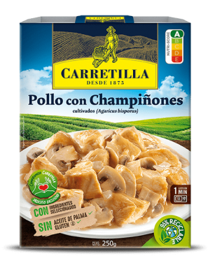 POLLO CON CHAMPIÑONES CARRETILLA P/250 GR