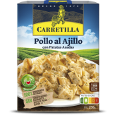 POLLO AL AJILLO CARRETILLA C/PATATAS P/250 GR