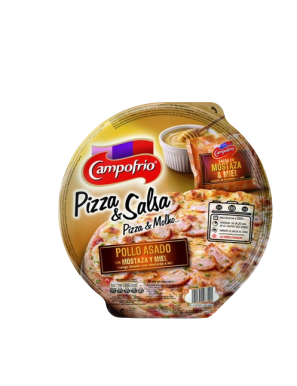 PIZZA CAMPF/355 GR POLLO C/MOSTAZA Y MIEL C/28740