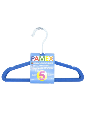 PERCHAS TERCIOPELO PAMEX INFANTIL PACK-5 UD