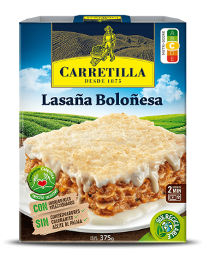 LASAÑA CARRETILLA BOLOÑESA P/375 GR