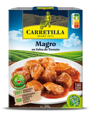 MAGRO EN SALSA/TOMATE CARRETILLA P/300 GR