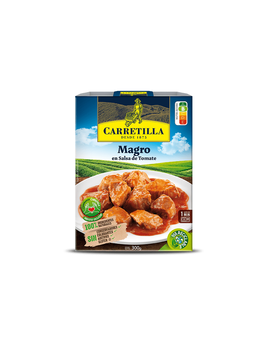 MAGRO EN SALSA/TOMATE CARRETILLA P/300 GR