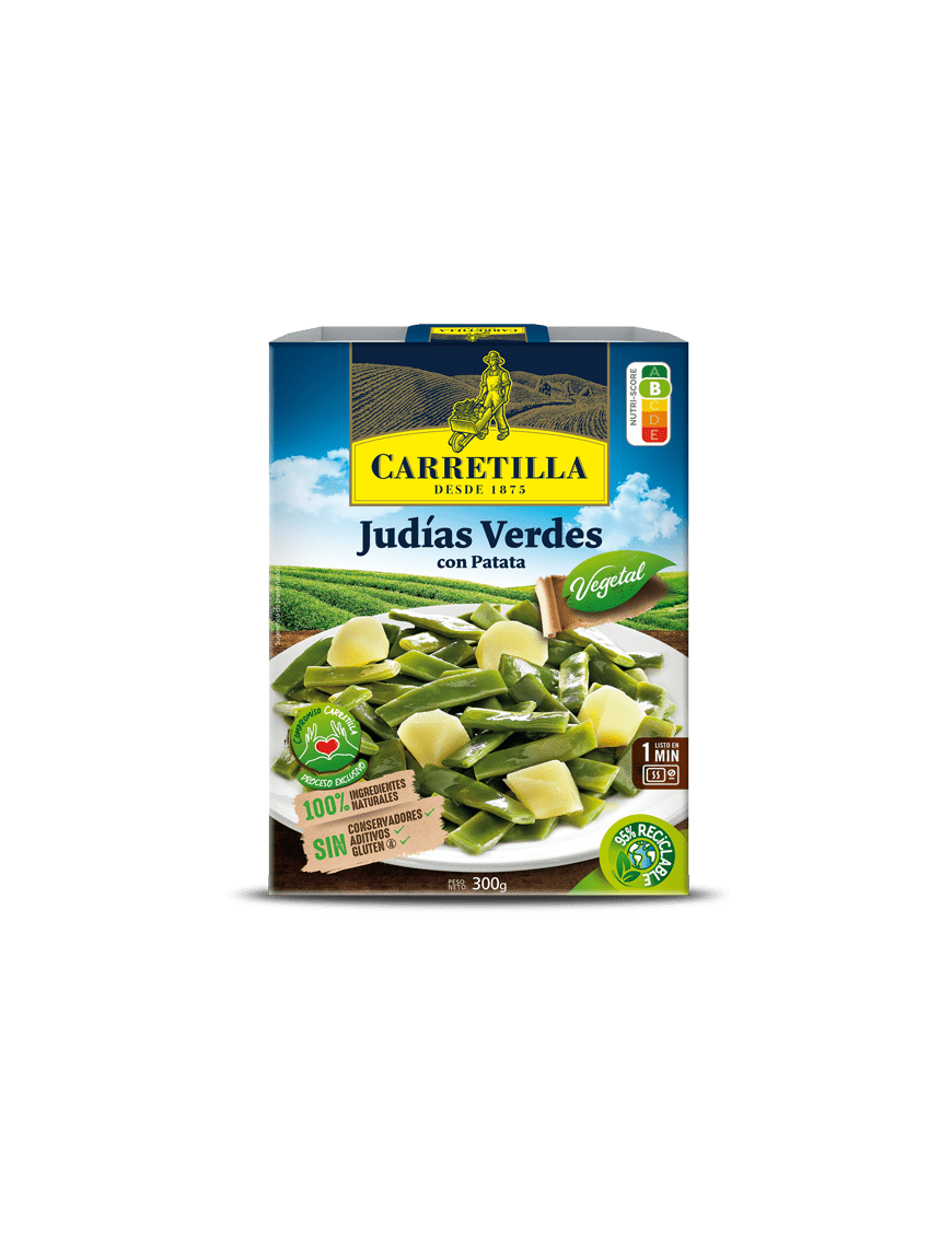 JUDIAS VERDES CARRETILLA C/PATATAS P/300 GR