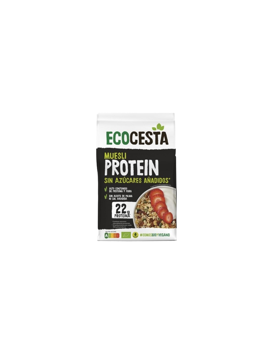 ECO CESTA MUESLI PROTEIN S/AZUCAR AÑAD. 375 GR