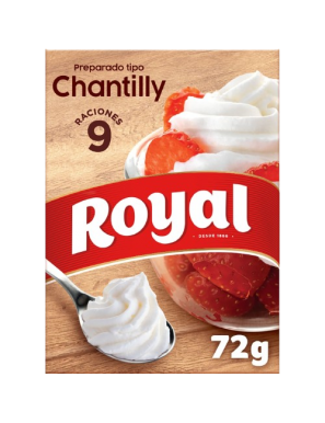 ROYAL PREPARADO CHANTILLY 9 RACIONES P/72 GR