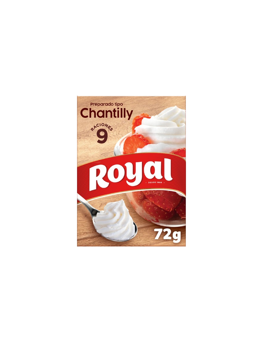 ROYAL PREPARADO CHANTILLY 9 RACIONES P/72 GR