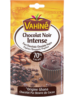 PEPITAS DE CHOCOLATE NEGRO 70% VAHINE B/100GR