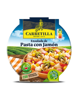 ENSALADA CARRETILLA PASTA CON JAMON E/240 GR