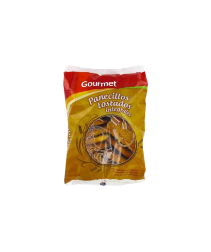 PAN TOSTADO GOURMET PANECILLO INTEGRAL B/400 GR