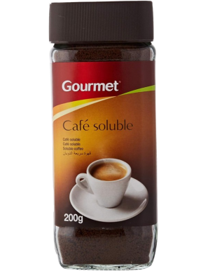 CAFE GOURMET SOLUBLE NATURAL BOTE B/200 GR