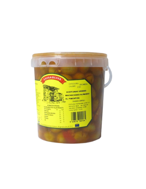 ACEITUNAS MACHACADAS PIMENTÓN HURDES GF/ 650GR