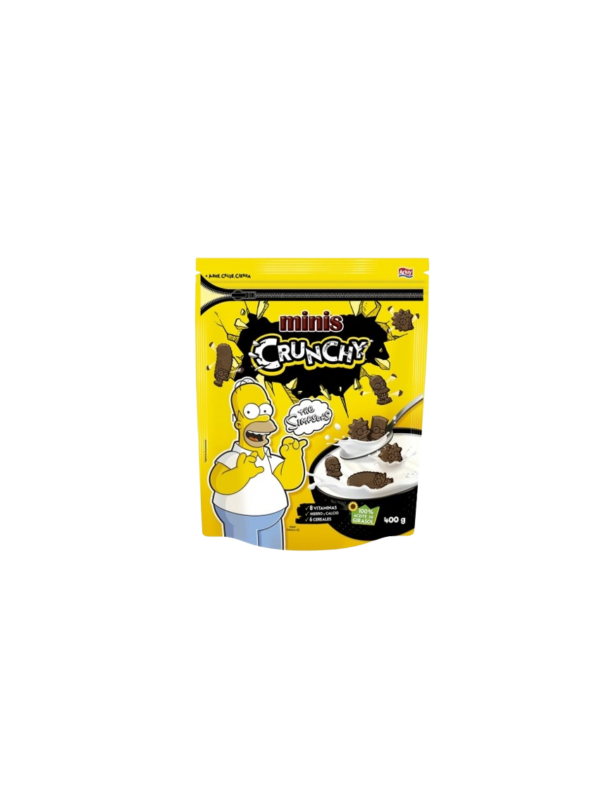 ARLUY MINI GALLETAS C/CHOCOLATE SIMPSONS B/400 GR