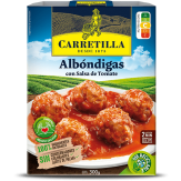 ALBONDIGAS CON SALSA/TOMATE CARRETILLA P/325 GR