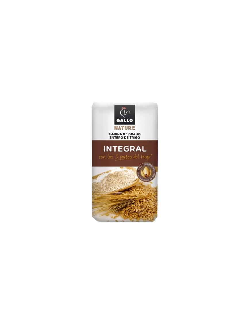 HARINA TRIGO INTEGRAL GALLO P/1 KG